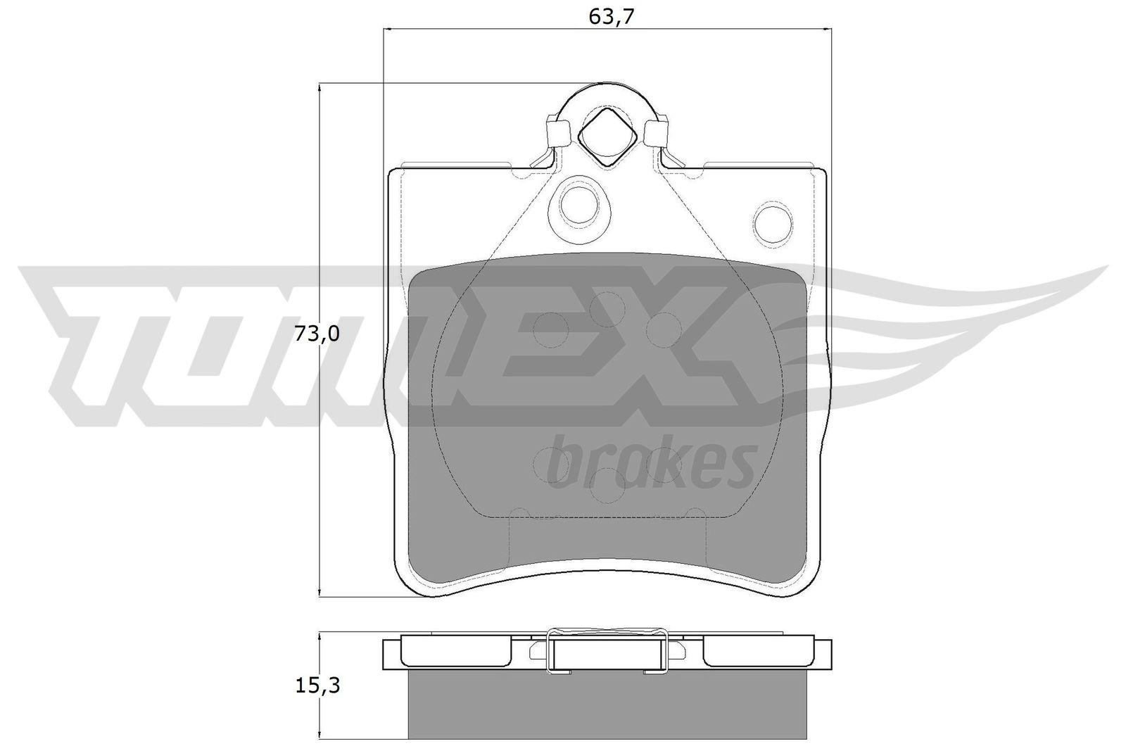 TOMEX Brakes TX 12-29 Sada...